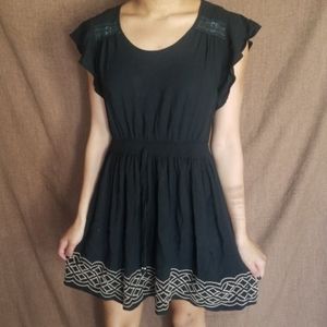 Fluttery Black Dress